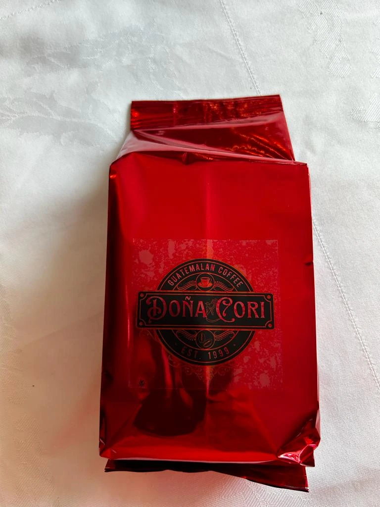 Café Doña Cori en empaque rojo